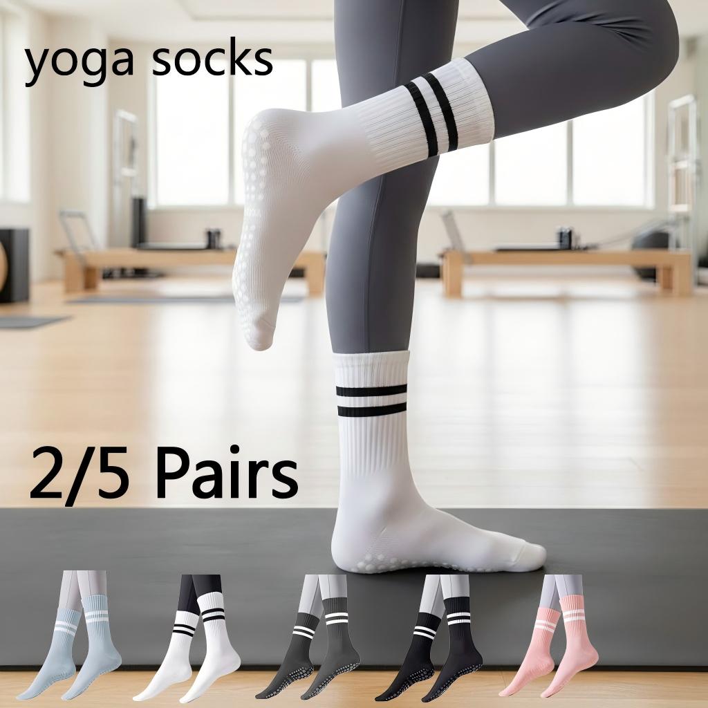 Pilates Yoga Workout - Kaus Kaki Yoga Anti Selip Wanita,