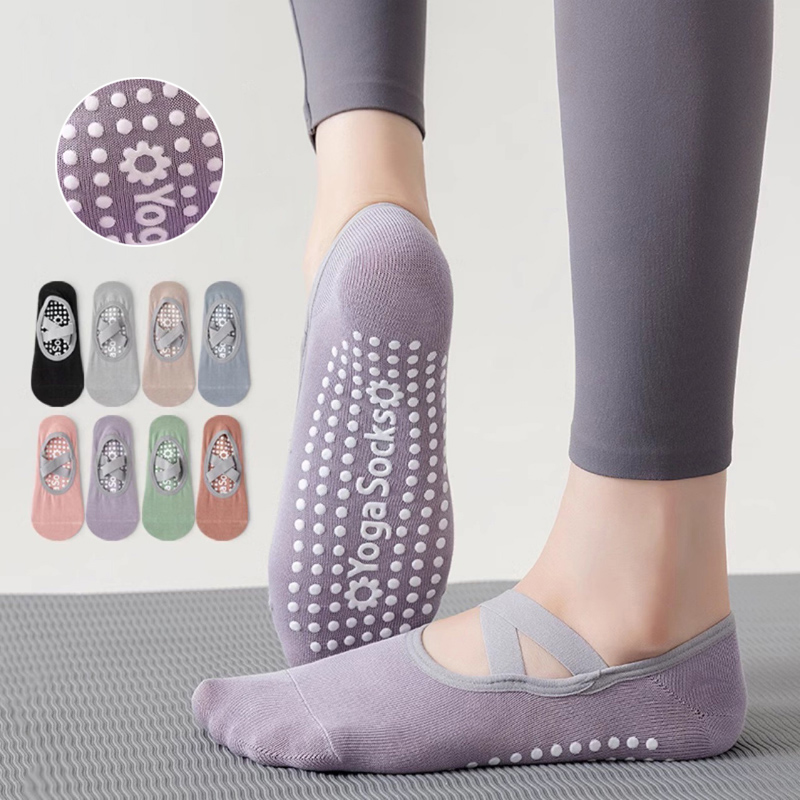 Pilates Yoga Workout - Kaus kaki Yoga bawah handuk berongga