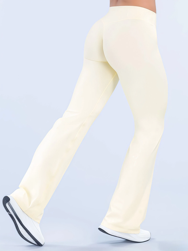 Pilates Yoga Outfit - HISTELLO Origin Flares Celana Olahraga Fitness