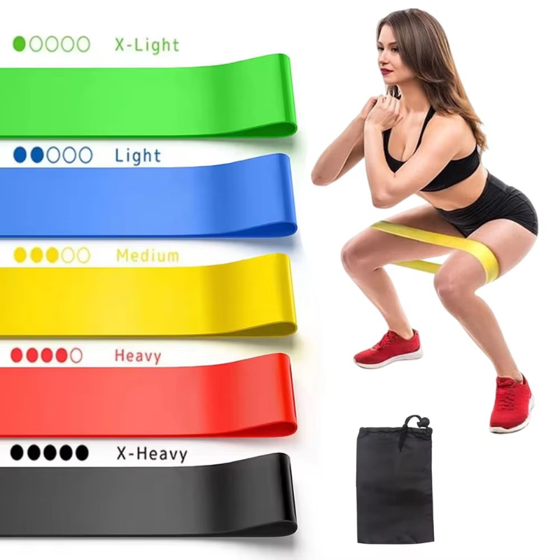 Pilates Yoga Or - 1-5 Buah Pita Resistensi Pita Elastis