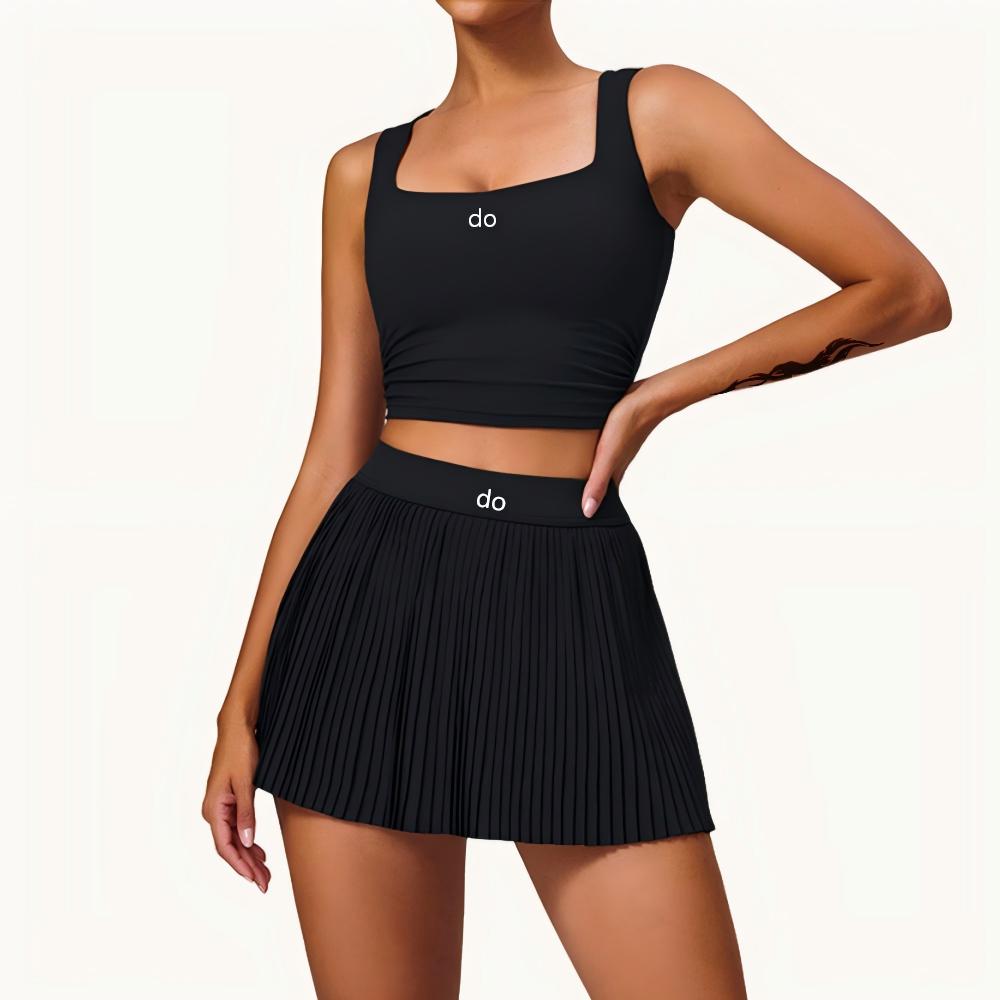 Pilates Yoga Outfit - Setelan Olahraga Luar Ruangan 2 Potong