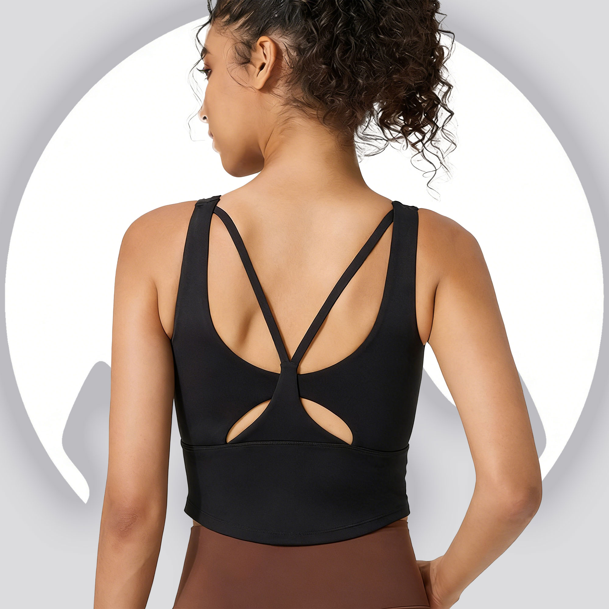 Pilates Yoga Workout - Bra Olahraga Yoga Wanita dengan Cup