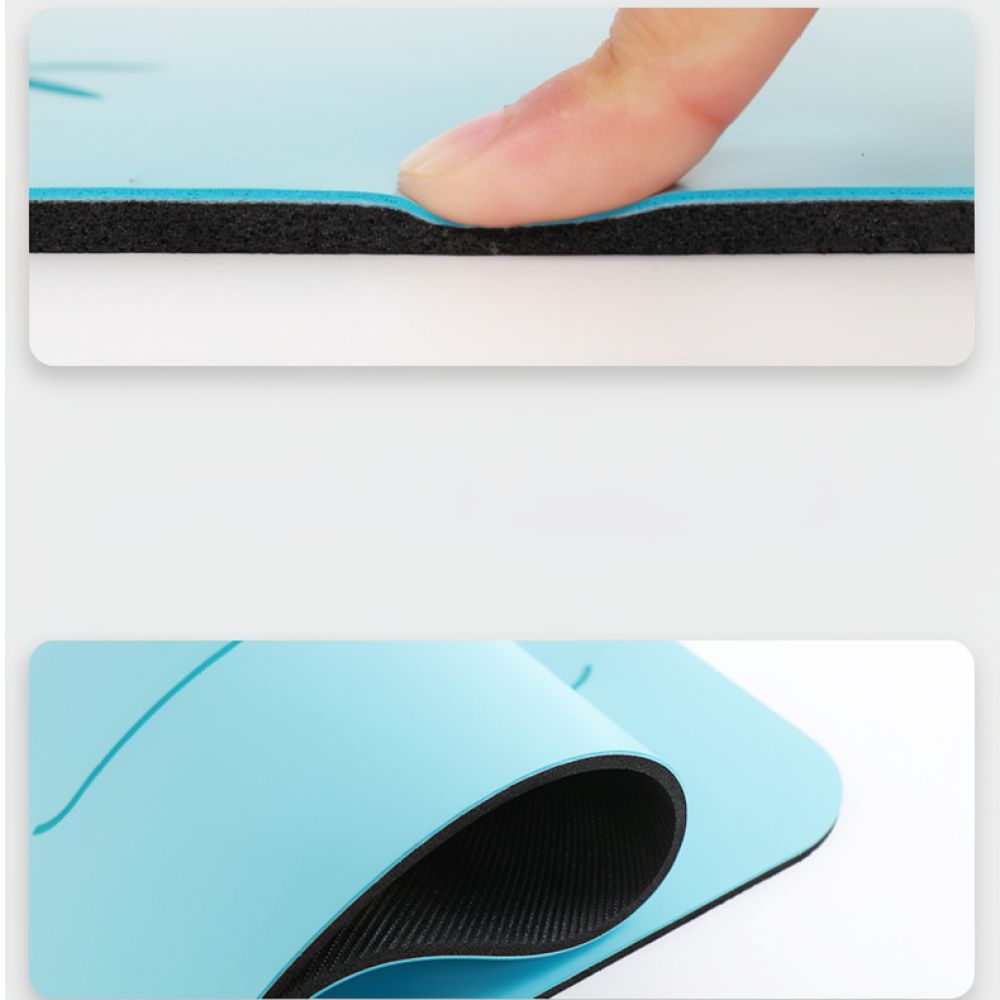 Pilates Yoga Knee Pads - Alas Yoga Portabel dari Karet untuk