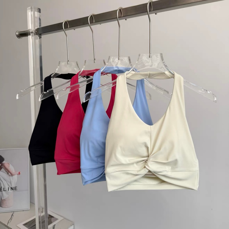 Bra Olahraga Halter Twist Wani - Pilates Yoga Workout ulasan dan harga