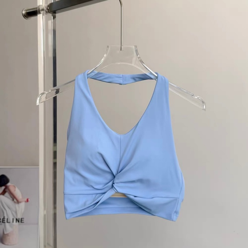 Bra Olahraga Halter Twist Wani - Pilates Yoga Workout ulasan dan harga