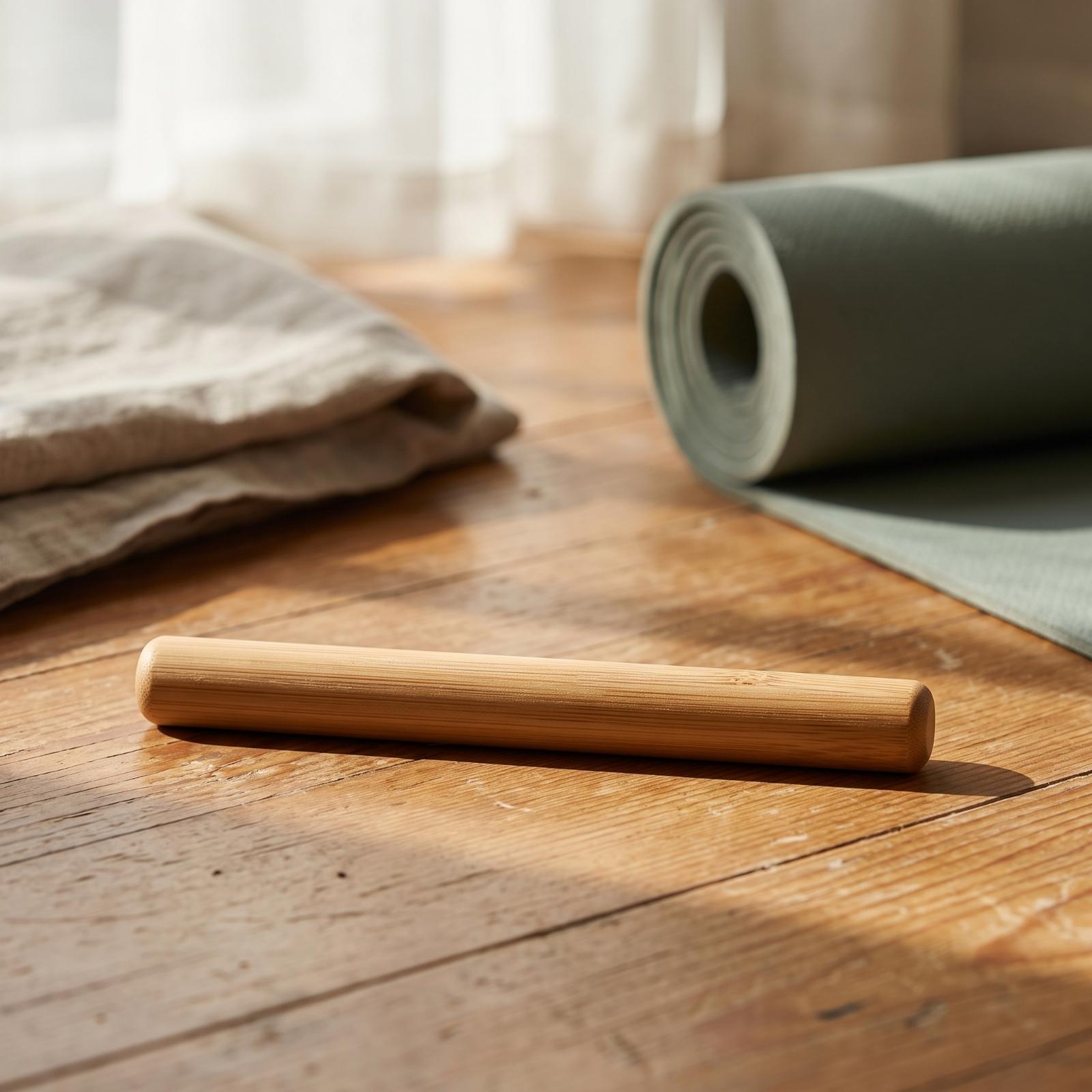 Tongkat Terapi Lutut Yoga Bamb - Pilates Yoga Joint ulasan dan harga