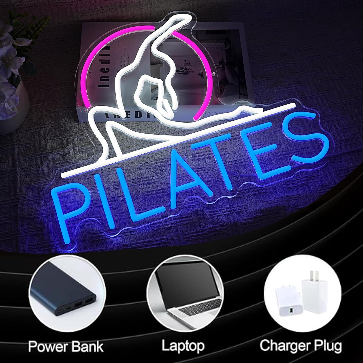 Lampu Neon Yoga Pilates LED ya - Pilates Yoga Room ulasan dan harga