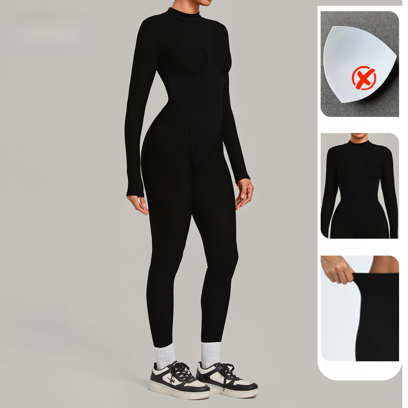 Jumpsuit Yoga Wanita dengan Ba - Pilates Yoga Workout ulasan dan harga