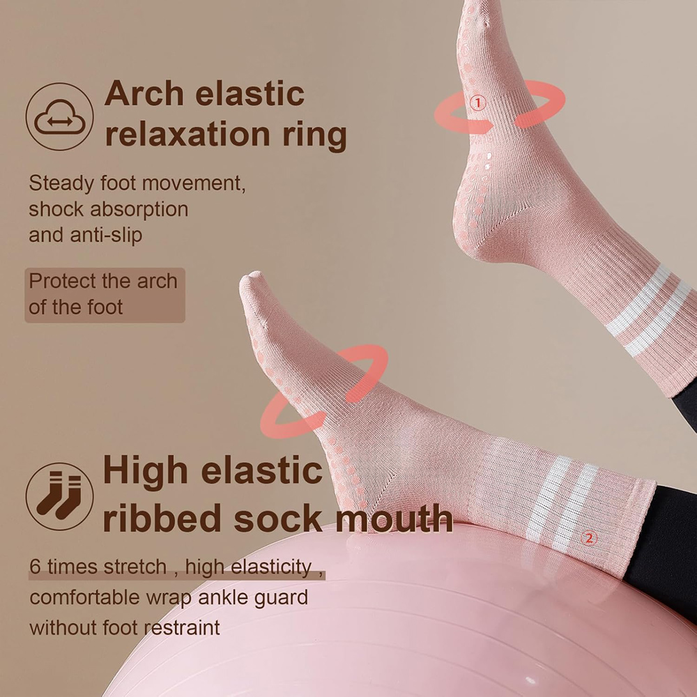 Kaus Kaki Yoga Pilates dengan  - Pilates Yoga Workout ulasan dan harga