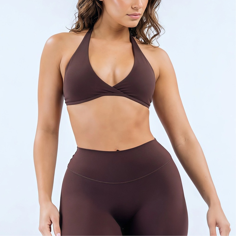 HISTELLO Origin Halter Bra Wan - Pilates Yoga Or ulasan dan harga