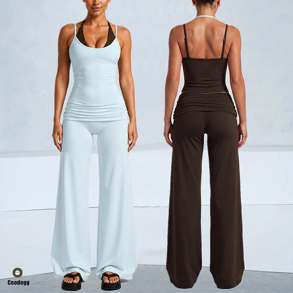 Bra Yoga Wanita Model Halter d - Pilates Yoga Outfit ulasan dan harga