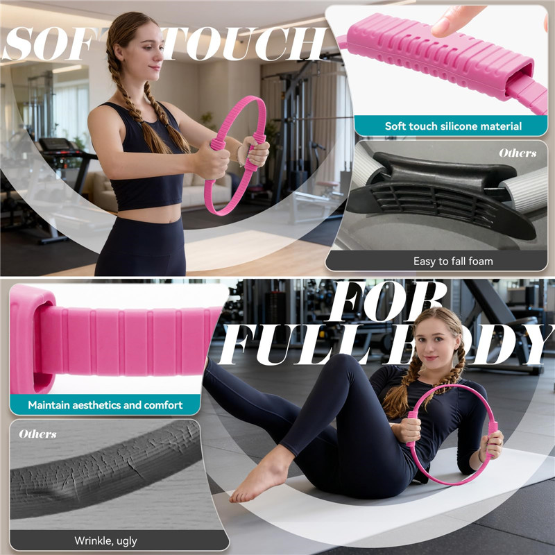 Cincin Yoga Silikon Ramah Ling - Pilates Yoga Ring ulasan dan harga